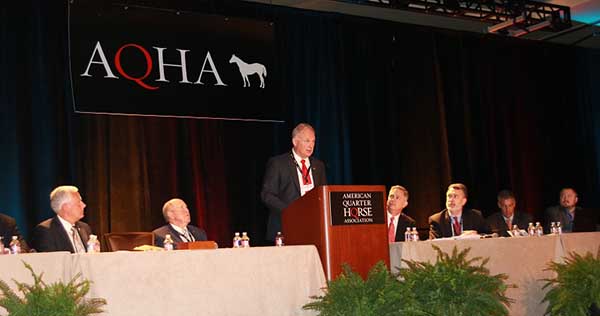 AQHA President Norman K. Luba Highlights Plan For the Future