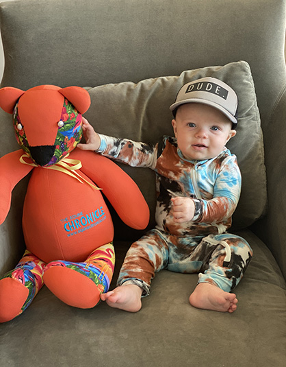 EC Photo of the Day- Graham and His Chronicle Bear