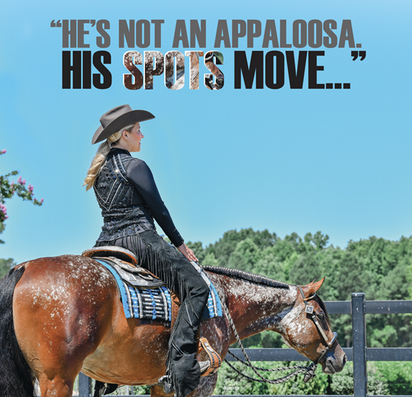 “He’s Not An Appaloosa. His Spots Move…”