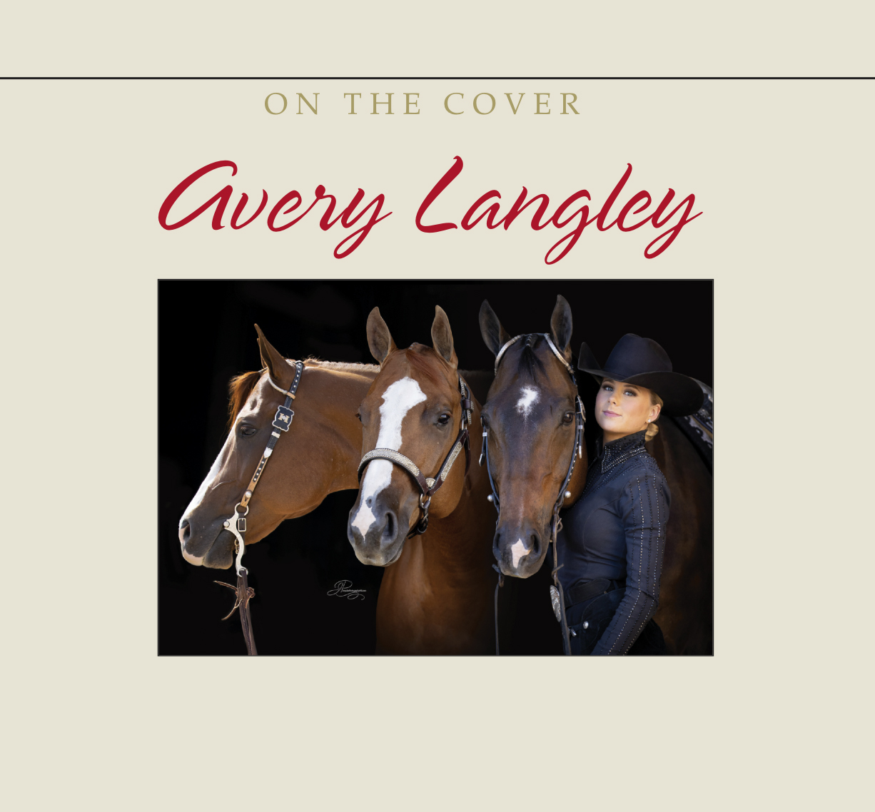On The Cover – Avery Langley