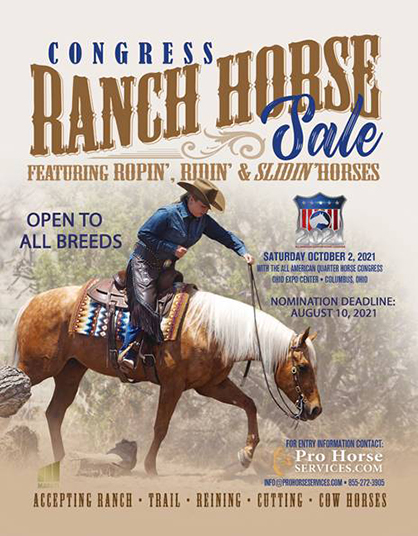The NEW Congress Ranch Horse Sale