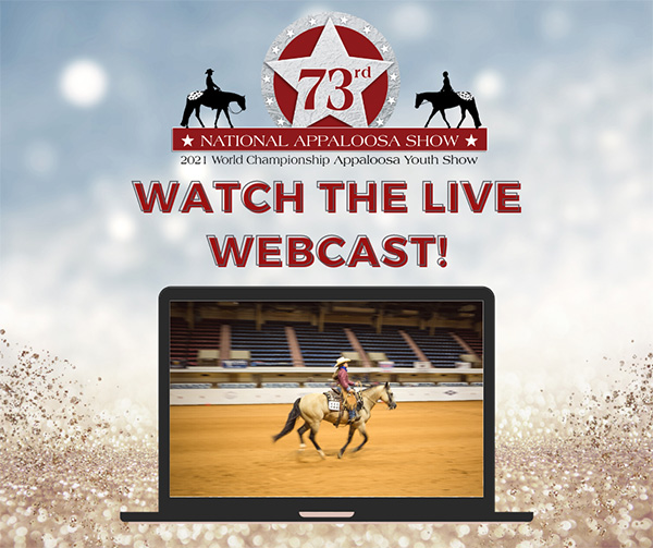 ApHC Youth World Show and Nationals Live Webcast