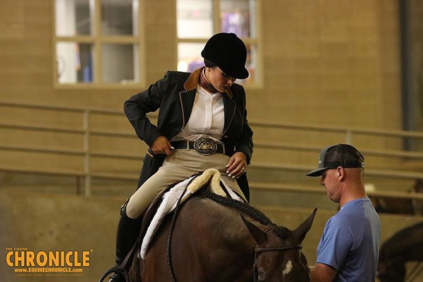 What’s the Last Thing You Do Before You Go in the Show Pen?