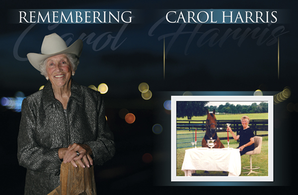 Remembering Carol Harris – A Fearless Horsewoman