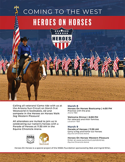 Charitable Donation From Arizona Family Brings NSBA’s Heroes on Horses Program to Sun Circuit