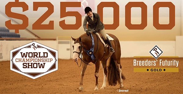 $25,000 Added For Exhibitors Who Go For Breeders’ Futurity Gold at Paint World