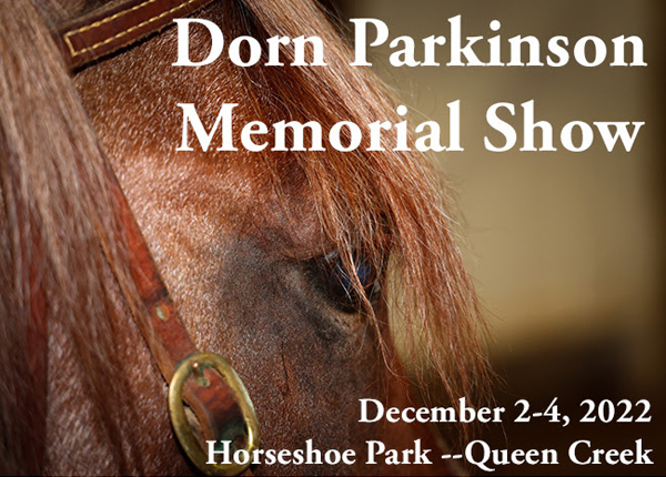 AzQHA December Dorn Parkinson Memorial Show Updates