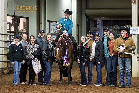 Blake Weis and Hot Lopin Lily Win Junior Trail in Ride-Off at 2022 AQHA World