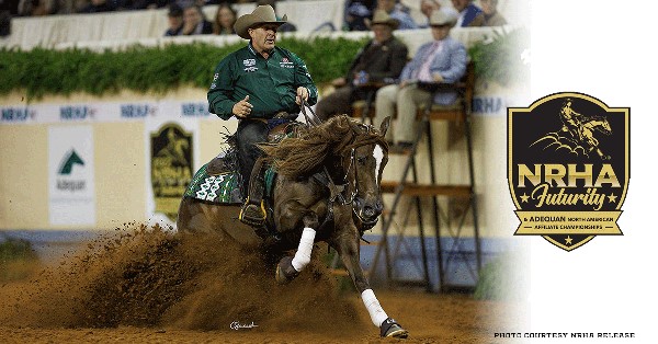 Paint mare Andiamoe wins $350,000 at the 2022 NRHA Futurity