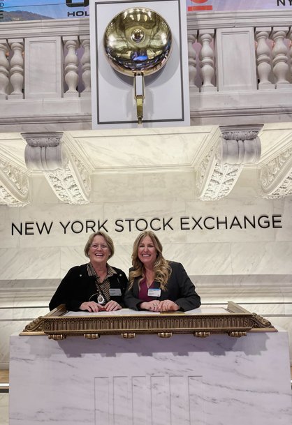 Sissie Shank Experiences the Ringing of the Opening Bell at the New York Stock Exchange