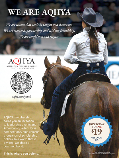 AQHA and IEA Partner to Provide New Youth Scholarships