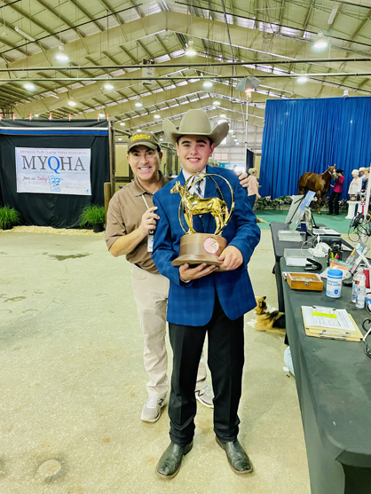 AQHYA Outreach with Colton Smith at 2023 Equine Affaire in Ohio