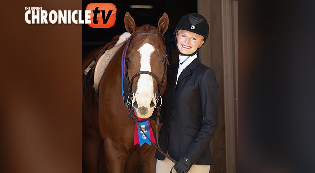 Estelle Atkinson and Fation Statement Win Novice Youth Equitation 18 & Under at the 2023 APHA World Show!