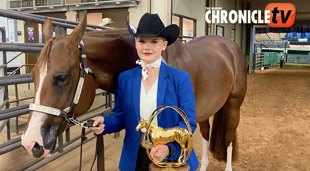 Siena Holyoak and Wrap Me In Red win Gold at AQHYA World