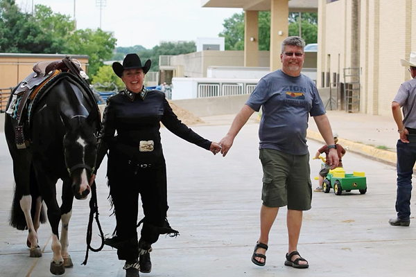 EC Photo of the Day – 38 Years of Holding Hands at Horse Shows