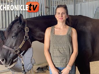 Maria Salazar and RL Suddenly Lopin Win Amateur Hunt Seat Equitation