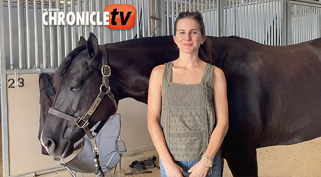 Maria Salazar and RL Suddenly Lopin Win Amateur Hunt Seat Equitation