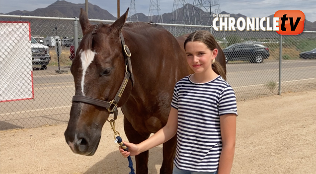 Rose Amala and Pawn Star win L1 Youth Western Horsemanship