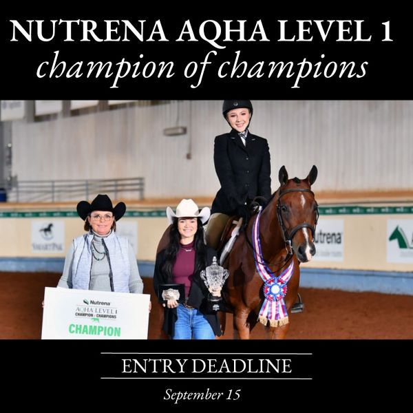 AQHA L1 Champion of Champion Qualifiers