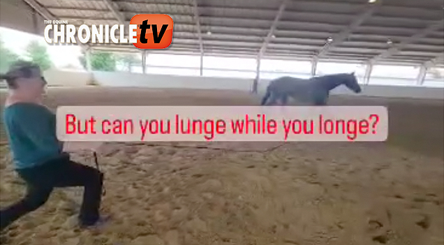 EC TV Video of the Day – But Can You Lunge While You Longe?