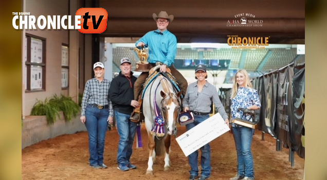 Jeffrey Johns and KM Flat Out The Best win L3 Amateur Western Riding