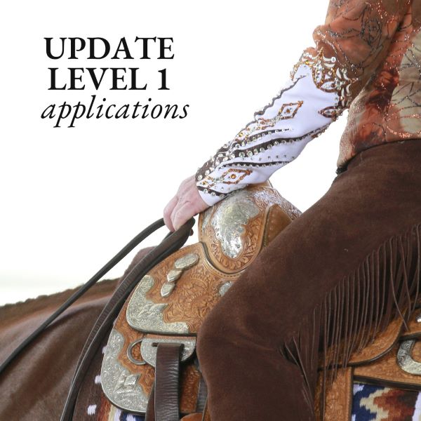 AQHA Exhibitors – Update Your Level 1 Applications