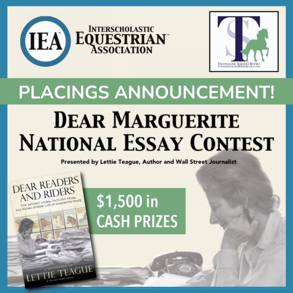Winners Announced in IEA Dear Marguerite National Essay Contest Sponsored by Lettie Teague