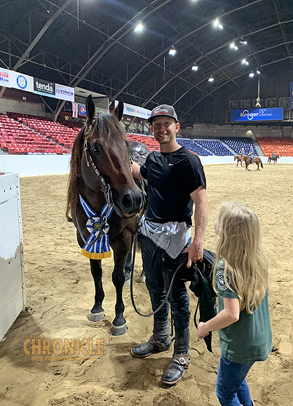 A Three Peat for Keith Ceddia and Xtra Dun Step in Congress Open Freestyle Reining