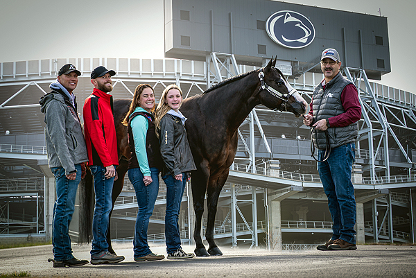 Glo InTheDark Retires to Penn State Broodmare Program
