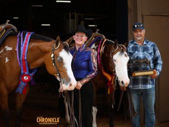 Pamela Switzer Delivers One-Two Punch in Masters Western Riding
