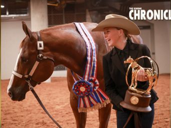 Piper Anderson and Keep It To Yourself win L2 & L3 Performance Halter Geldings