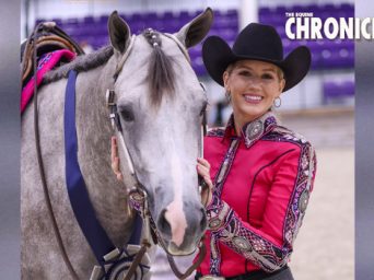 Kimber Mitchell and Certified Platinum win $5000 4YO Non Pro Western Pleasure in Ocala