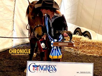Shannon Hill’s Gritty Performance with Daytona Five Hundred Wins 3YO Open Ranch Riding Futurity