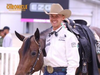 Colton Pylman pilots Hot Impulses to a win in $40K Senior Trail for owner Kate Upton