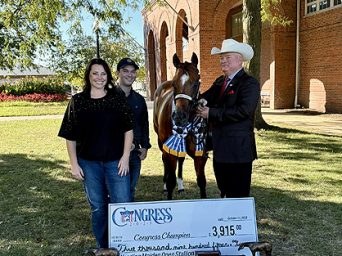 Survival to Show Ring Success: TB Double Feature and Jarrell Jackson Earn Yearling Maiden Open Stallion Stakes Title for Terry Bradshaw