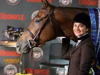 Madeleine Bayless and RC Kola conquer Congress 3YO Non Pro Hunter Under Saddle Stakes