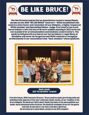 Randy Jacobs Named Recipient of 2025 “Be Like Bruce” Spirit Award