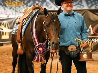 Jeffrey Johns and Nothin But Nett Slam Dunk Amateur Western Riding at 2025 AQHA World