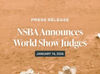NSBA Announces 2026 World Show Judges