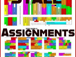 2026 Pinnacle Circuit & AQHA West L1 Championship Stall Assignments