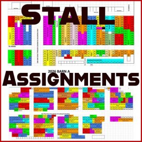 2026 Pinnacle Circuit & AQHA West L1 Championship Stall Assignments
