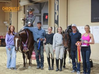 One-Two Punch for Vivienne King in L1 Youth Western Riding 14-18