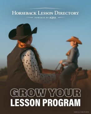 AQHA Prepares to Launch the Horseback Lesson Directory