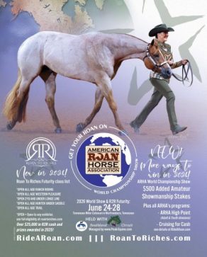 Get Your Roan On for the 2026 ARHA World Show