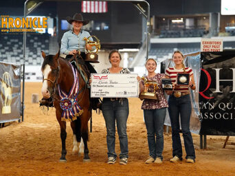 Sisters Cinch Ranch Riding in Both Divisions at 2026 AQHYA World