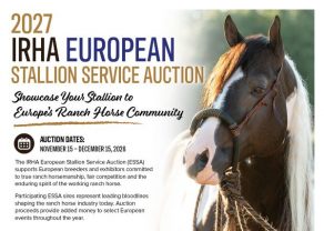 2027 IRHA European Stallion Service Auction: Q & A with Helena Ryan
