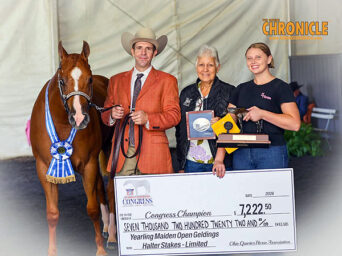 Yearling Maiden Halter Stakes Success at 2026 Congress for Skyler Horn and KR Night Life