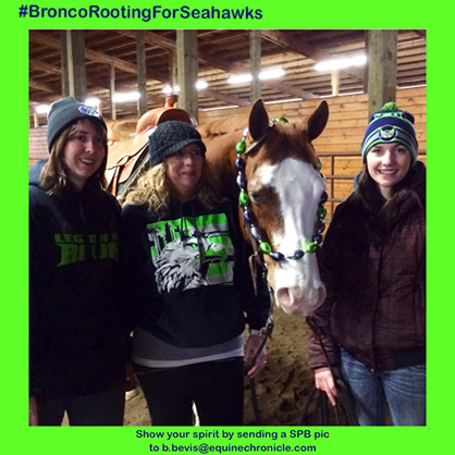 EC Photo of the Day: A “Bronc”o Rooting For the Seahawks