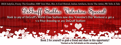 DeGraff Stables Valentine’s Breeding Special