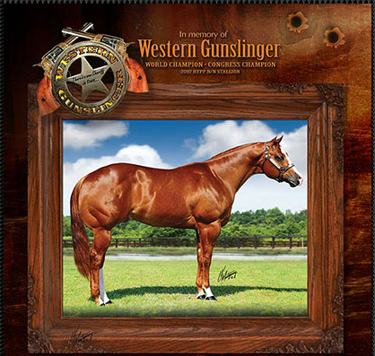 Remembering AQHA Stallion Western Gunslinger, a Remarkable Young Sire Lost Far Too Soon